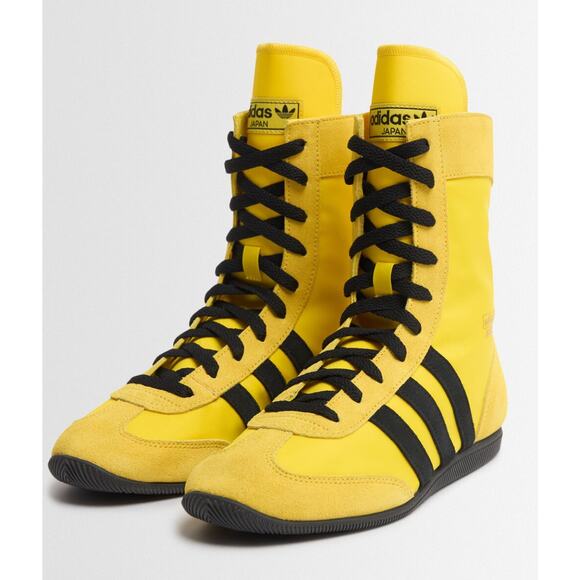 NEW ADIDAS ORIGINALS Japan High Women's US 7 Yellow/Black - Picture 3 of 9